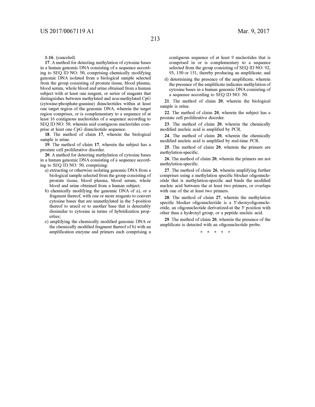 METHODS AND NUCLEIC ACIDS FOR THE ANALYSIS OF GENE EXPRESSION ASSOCIATED     WITH THE DEVELOPMENT OF PROSTATE CELL PROLIFERATIVE DISORDERS - diagram, schematic, and image 234