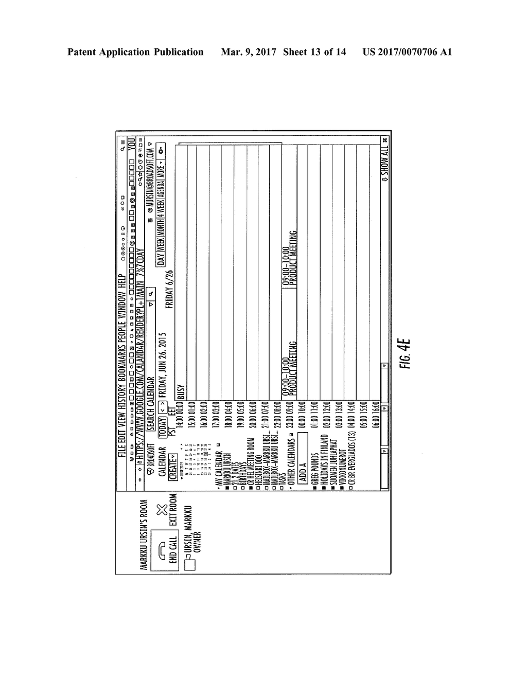 METHODS, SYSTEMS, AND COMPUTER READABLE MEDIA FOR AUTOMATICALLY ADDING     INDIVIDUALS AND PHYSICAL CONFERENCE ROOMS TO CONFERENCES IN VIRTUAL     CONFERENCE ROOMS - diagram, schematic, and image 14