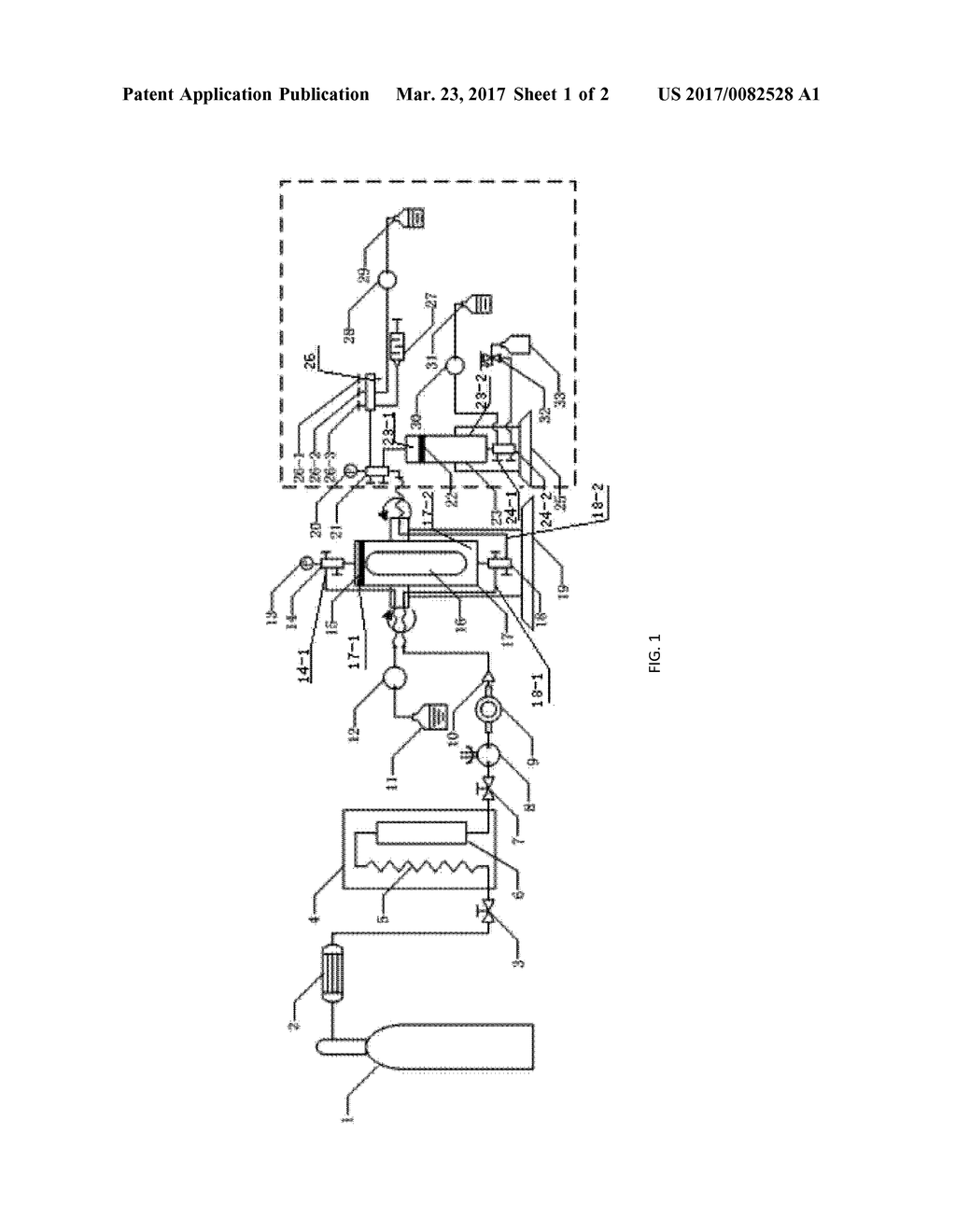 DEVICE FOR EVALUATING FOAMING PROPERTY OF GAS-SOLUBLE SURFACTANT AND     APPLICATION THEREOF - diagram, schematic, and image 02