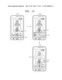 METHOD AND SYSTEM FOR SHARING CONTENT, DEVICE AND COMPUTER-READABLE     RECORDING MEDIUM FOR PERFORMING THE METHOD diagram and image