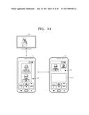 METHOD AND SYSTEM FOR SHARING CONTENT, DEVICE AND COMPUTER-READABLE     RECORDING MEDIUM FOR PERFORMING THE METHOD diagram and image