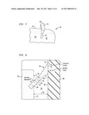 TURBINE AIRFOIL COOLING SYSTEM WITH LEADING EDGE IMPINGEMENT COOLING     SYSTEM TURBINE BLADE INVESTMENT CASTING USING FILM HOLE PROTRUSIONS FOR     INTEGRAL WALL THICKNESS CONTROL diagram and image