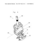 RETAINING DEVICE, AND PIN TO BE PLACED IN A RETAINING DEVICE OF SAID TYPE diagram and image