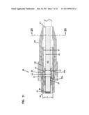 MULTI-FIBER CONNECTOR FOR USE WITH RIBBON FIBER OPTIC CABLE diagram and image