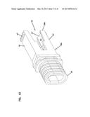 MULTI-FIBER CONNECTOR FOR USE WITH RIBBON FIBER OPTIC CABLE diagram and image