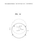 METHOD FOR DETECTING THE CENTER OF SUBSTRATE, METHOD FOR TRANSPORTING A     SUBSTRATE, TRANSPORTING UNIT AND APPARATUS FOR TREATING A SUBSTRATE     INCLUDING THE UNIT diagram and image