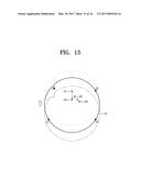 METHOD FOR DETECTING THE CENTER OF SUBSTRATE, METHOD FOR TRANSPORTING A     SUBSTRATE, TRANSPORTING UNIT AND APPARATUS FOR TREATING A SUBSTRATE     INCLUDING THE UNIT diagram and image