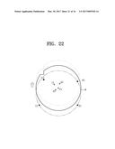 METHOD FOR DETECTING THE CENTER OF SUBSTRATE, METHOD FOR TRANSPORTING A     SUBSTRATE, TRANSPORTING UNIT AND APPARATUS FOR TREATING A SUBSTRATE     INCLUDING THE UNIT diagram and image