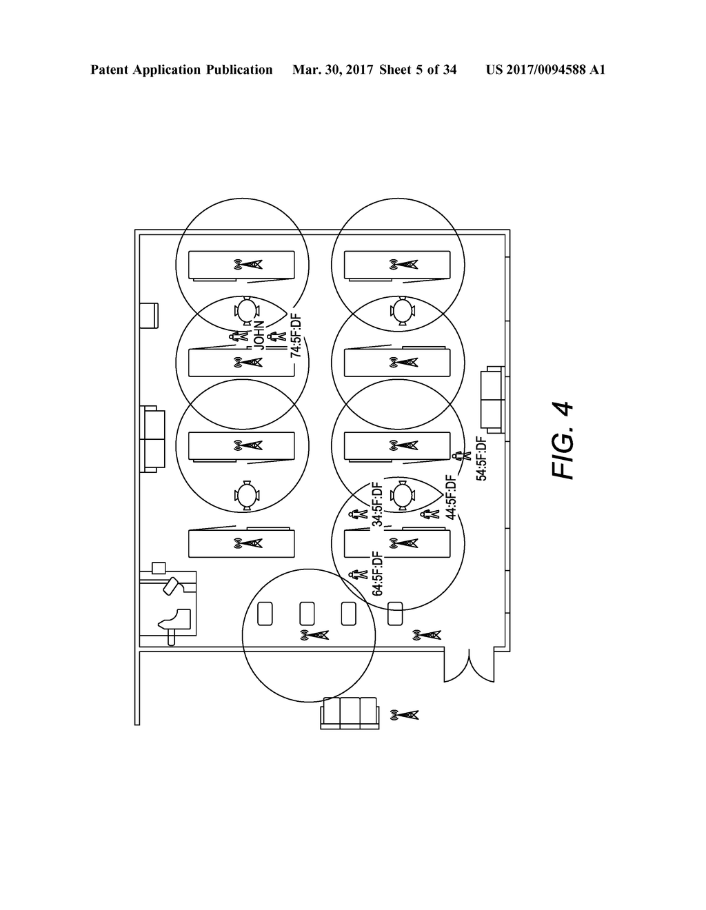 Systems and Methods for Mediating Representations Allowing Control of     Devices Located in an Environment Having Broadcasting Devices - diagram, schematic, and image 06