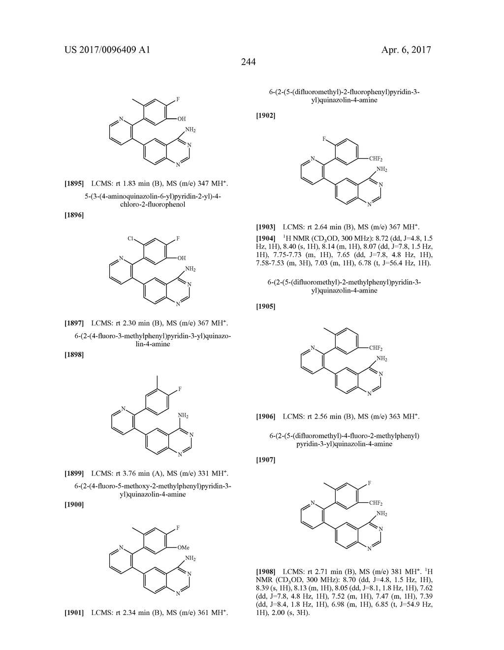 2,3-Disubstituted Pyridine Compounds as TGF-Beta Inhibitors and Methods of     Use - diagram, schematic, and image 245
