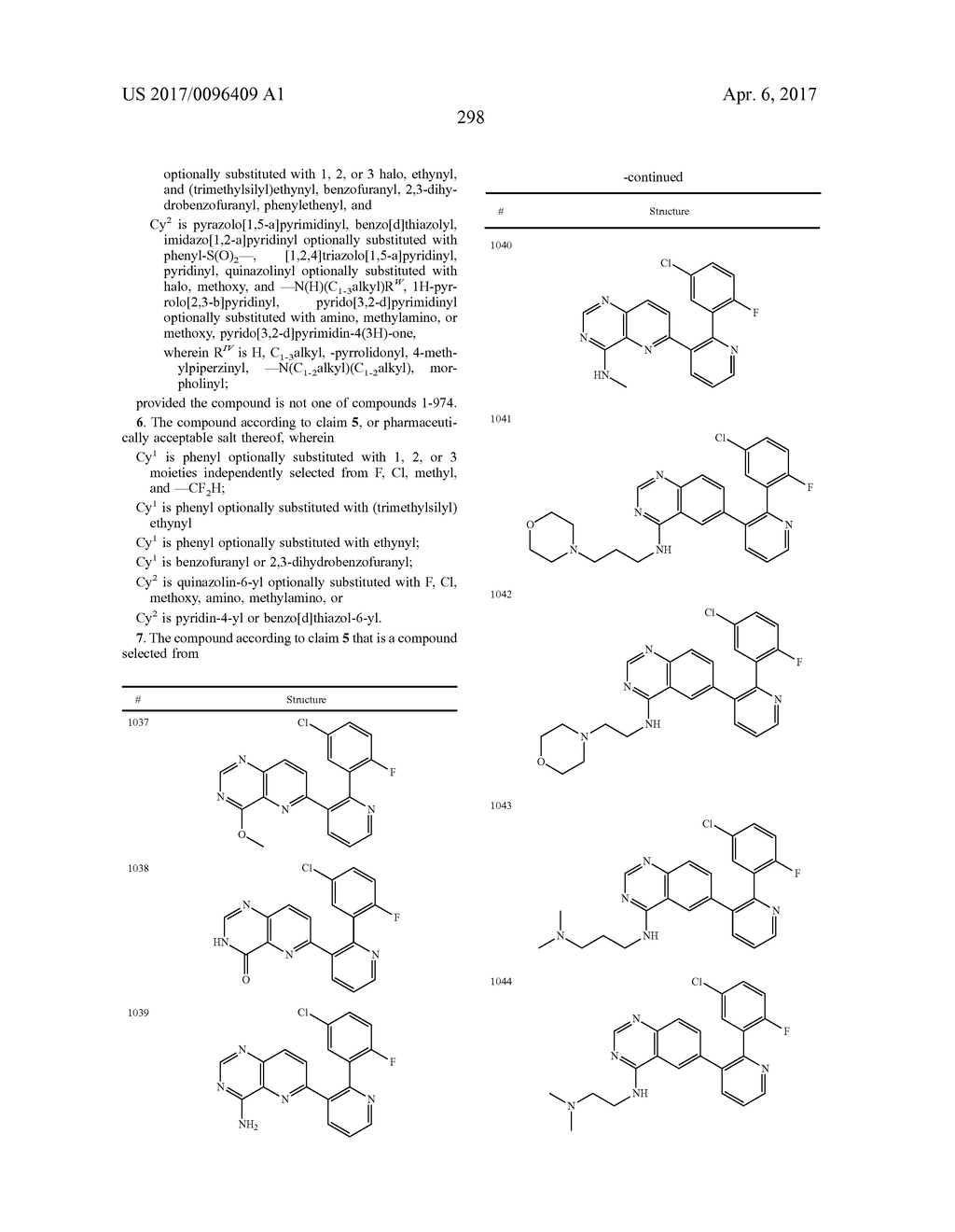 2,3-Disubstituted Pyridine Compounds as TGF-Beta Inhibitors and Methods of     Use - diagram, schematic, and image 299