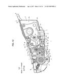 DEVELOPING CARTRIDGE INCLUDING PROTRUSION POSITIONED AT OUTER SURFACE OF     CASING diagram and image