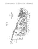 DEVELOPING CARTRIDGE INCLUDING PROTRUSION POSITIONED AT OUTER SURFACE OF     CASING diagram and image