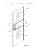 HIDDEN-LOCK DOOR PANEL AND CONTAINING DEVICE HAVING THE SAME diagram and image