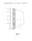 HIDDEN-LOCK DOOR PANEL AND CONTAINING DEVICE HAVING THE SAME diagram and image