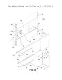 HIDDEN-LOCK DOOR PANEL AND CONTAINING DEVICE HAVING THE SAME diagram and image