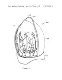 COSMETIC MAKEUP SPONGE/BLENDER CONTAINER diagram and image