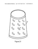 COSMETIC MAKEUP SPONGE/BLENDER CONTAINER diagram and image