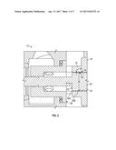 TEMPERATURE ADJUSTING VALVE, A TURBINE PUMP ASSEMBLY AND METHOD OF     ADJUSTING FLOW THROUGH A VALVE diagram and image