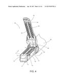 SURGICAL STAPLER WITH TERMINAL STAPLE ORIENTATION CROSSING CENTER LINE diagram and image