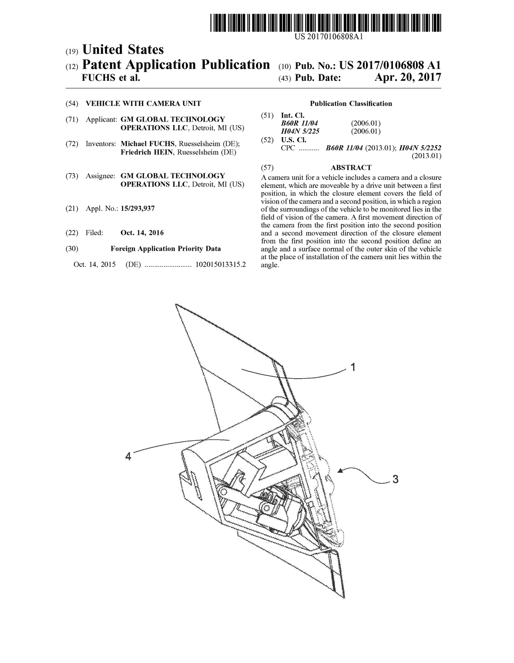 VEHICLE WITH CAMERA UNIT - diagram, schematic, and image 01