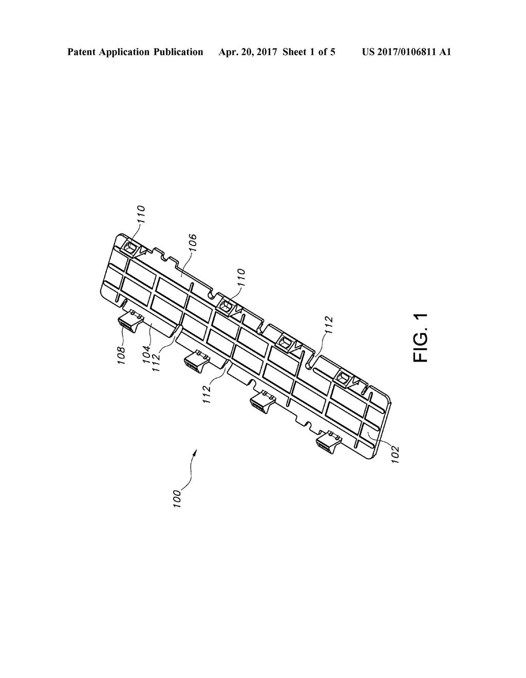 REVERSIBLE BRACKET FOR VEHICLE B-PILLAR TRIM - diagram, schematic, and image 02