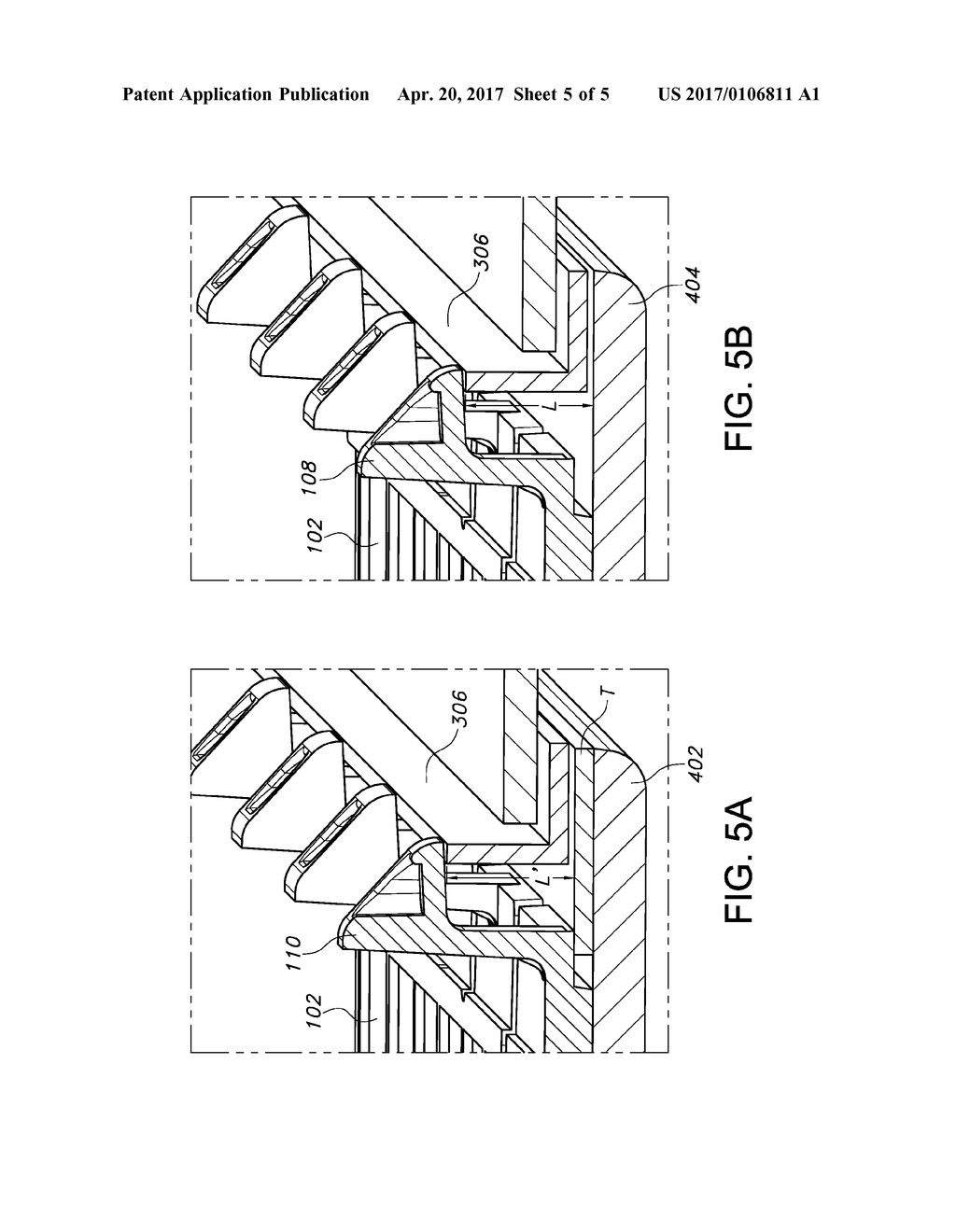 REVERSIBLE BRACKET FOR VEHICLE B-PILLAR TRIM - diagram, schematic, and image 06