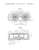 METALLIC DECORATIVE PART FOR VEHICLE DISPLAY DEVICE, AND VEHICLE DISPLAY     DEVICE diagram and image