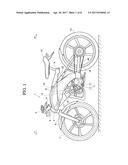 AIR CLEANER STRUCTURE OF SADDLE-RIDE TYPE VEHICLE diagram and image