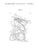 AIR CLEANER STRUCTURE OF SADDLE-RIDE TYPE VEHICLE diagram and image