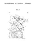 AIR CLEANER STRUCTURE OF SADDLE-RIDE TYPE VEHICLE diagram and image