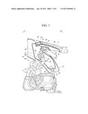 AIR CLEANER STRUCTURE OF SADDLE-RIDE TYPE VEHICLE diagram and image