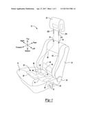 VEHICLE SEAT WITH HEAD AND NECK SUPPORT diagram and image