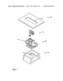 Fastener Clip Over a Carrier Secured with Hooks diagram and image