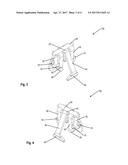 Fastener Clip Over a Carrier Secured with Hooks diagram and image