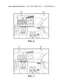 Moveable internal shock-absorbing energy dissipation padding in an     autonomous vehicle diagram and image