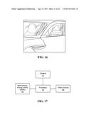 Moveable internal shock-absorbing energy dissipation padding in an     autonomous vehicle diagram and image