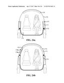 Moveable internal shock-absorbing energy dissipation padding in an     autonomous vehicle diagram and image