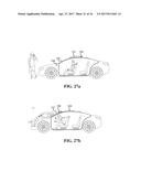 Moveable internal shock-absorbing energy dissipation padding in an     autonomous vehicle diagram and image