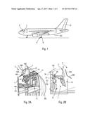 AIRCRAFT RUDDER BAR SUSPENDED OVER FLIGHT DECK FLOOR diagram and image