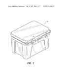 Insulating Container and Latching Mechanism diagram and image