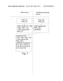 METHOD AND A SYSTEM FOR VERIFYING THE AUTHENTICITY OF A CERTIFICATE IN A     WEB BROWSER USING THE SSL/TLS PROTOCOL IN AN ENCRYPTED INTERNET     CONNECTION TO AN HTTPS WEBSITE diagram and image