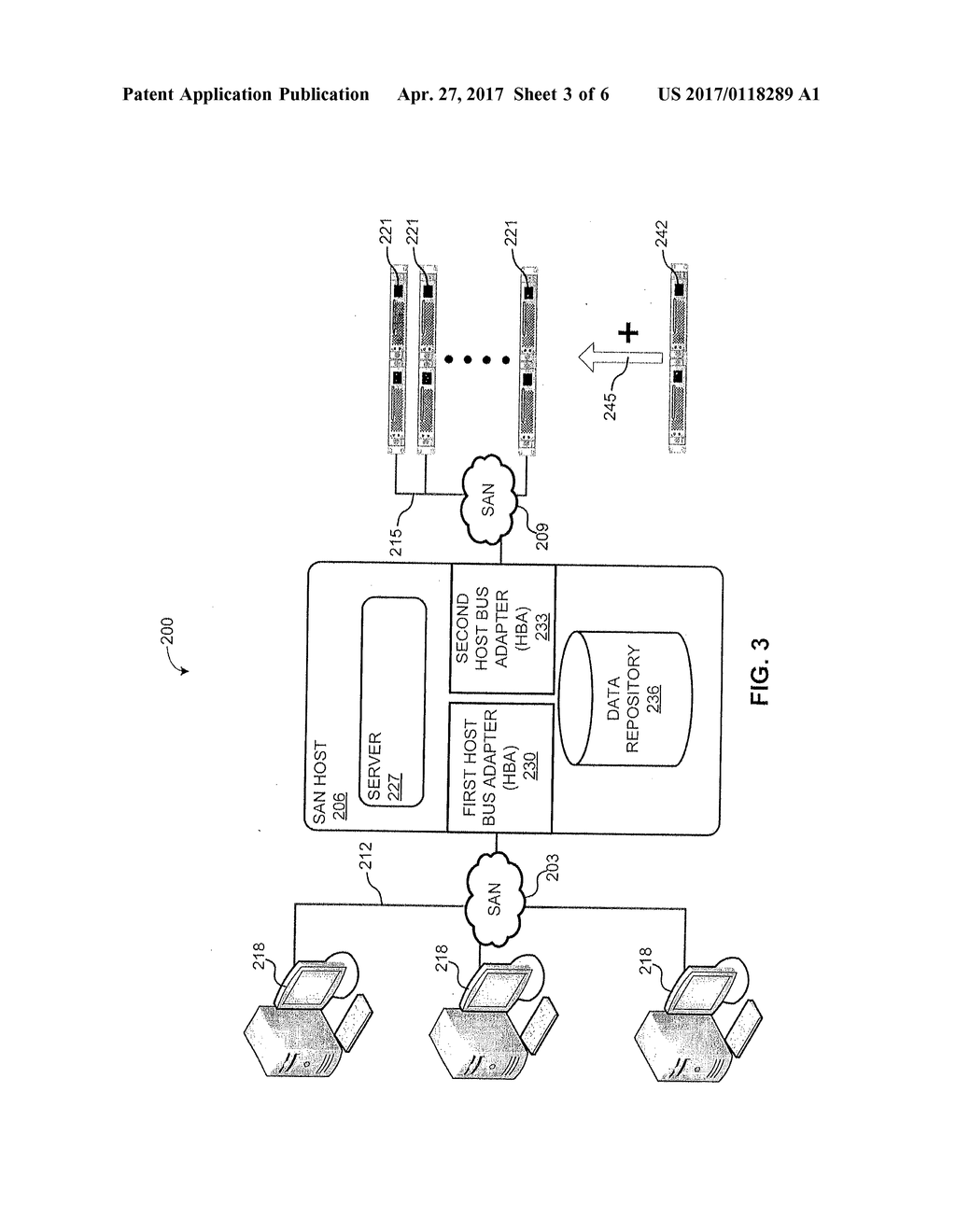 SYSTEM AND METHOD FOR SHARING SAN STORAGE - diagram, schematic, and image 04