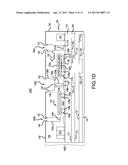 CIRCUIT PACKAGE WITH BOND WIRES TO PROVIDE INTERNAL SHIELDING BETWEEN     ELECTRONIC COMPONENTS diagram and image