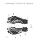 PRESSURE MAPPED MIDSOLES, ARTICLES OF FOOTWEAR INCLUDING THE SAME, AND     METHODS OF MAKING THE SAME diagram and image