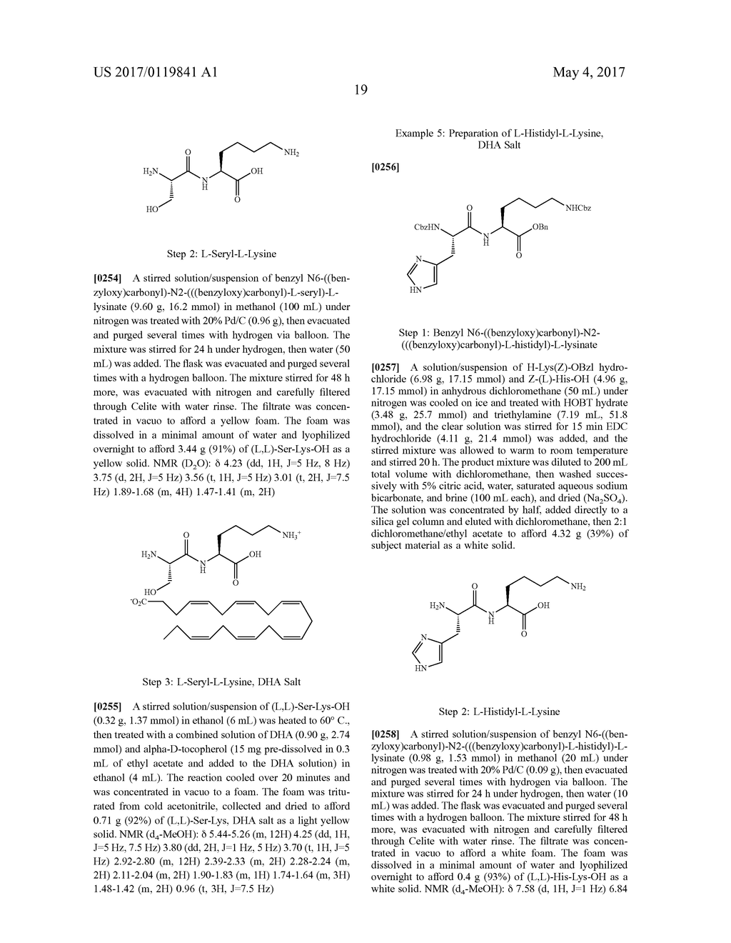 AMINO ACID SALTS OF UNSATURATED FATTY ACIDS - diagram, schematic, and image 20