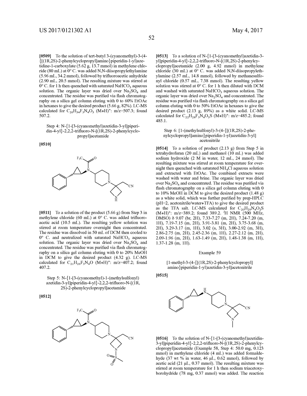 CYCLOPROPYLAMINES AS LSD1 INHIBITORS - diagram, schematic, and image 53
