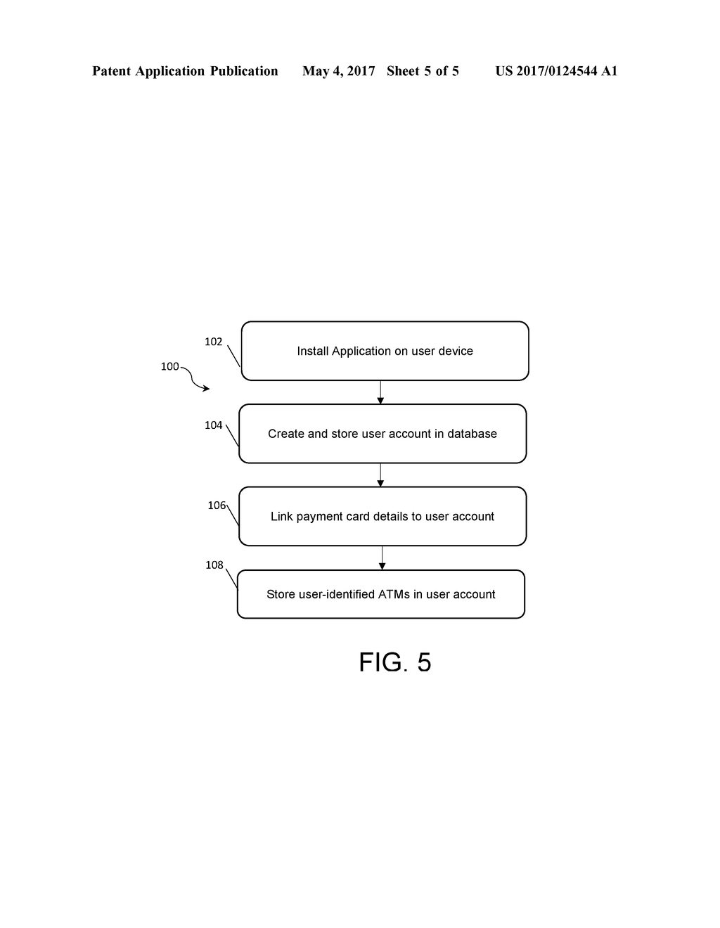 METHOD AND SYSTEM FOR CARDLESS USE OF AN AUTOMATED TELLER MACHINE (ATM) - diagram, schematic, and image 06