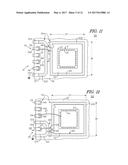 PACKAGED ELECTRONIC DEVICE HAVING INTEGRATED ANTENNA AND LOCKING STRUCTURE diagram and image