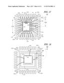 PACKAGED ELECTRONIC DEVICE HAVING INTEGRATED ANTENNA AND LOCKING STRUCTURE diagram and image